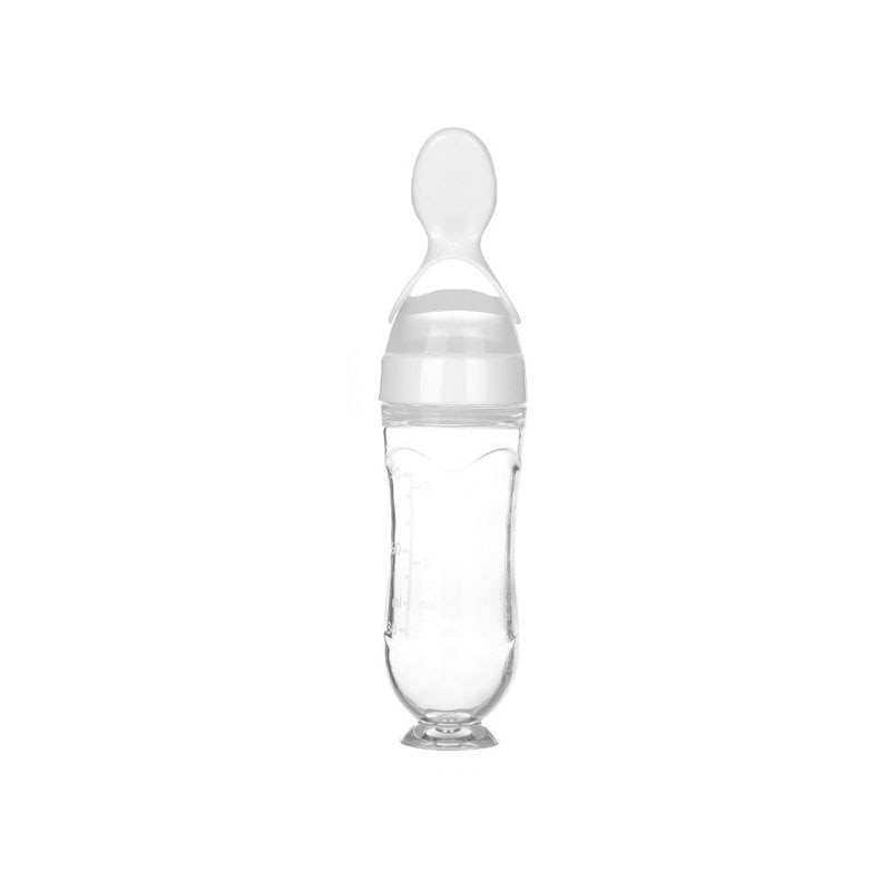 Biberon avec cuillère pour nouveau-né | EasyBottle™ - Bébés Floups