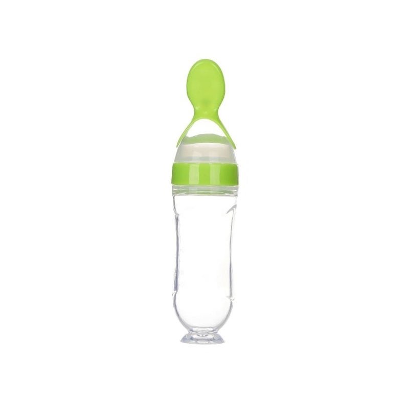 Biberon avec cuillère pour nouveau-né | EasyBottle™ - Bébés Floups