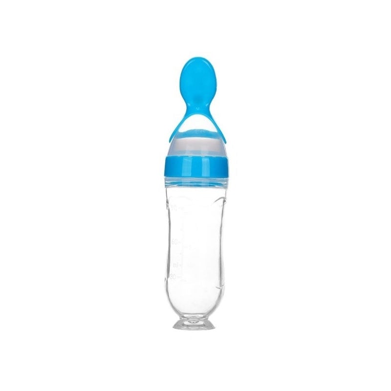 Biberon avec cuillère pour nouveau-né | EasyBottle™ - Bébés Floups