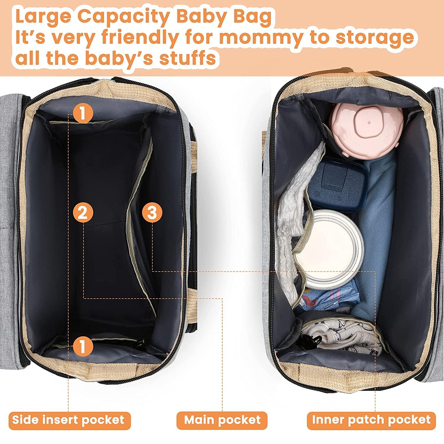 Sac à langer portatif | Berceau de voyage BabyNappy™ - Bébés Floups