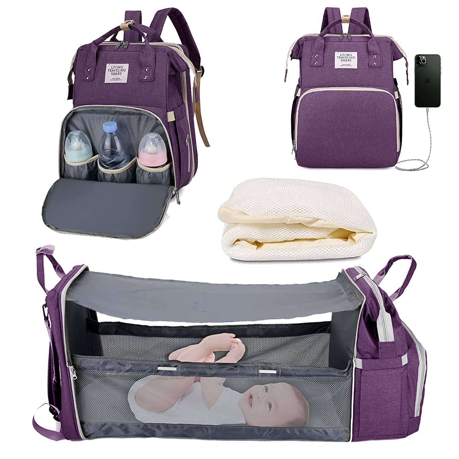 Sac à langer portatif | Berceau de voyage BabyNappy™ - Bébés Floups